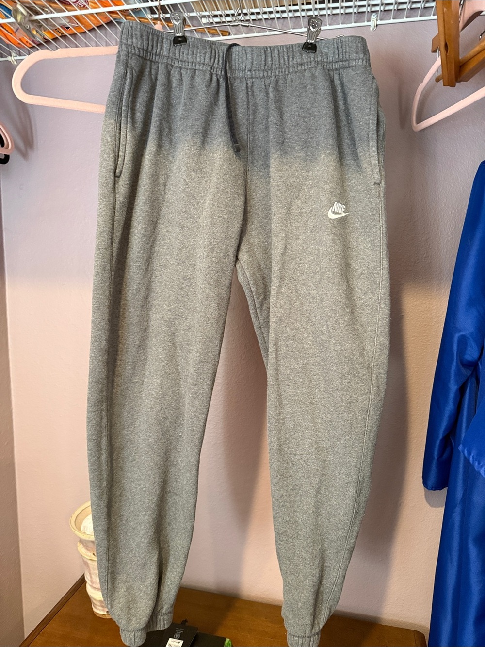 Nike Grey Pull-On Fleece Joggers